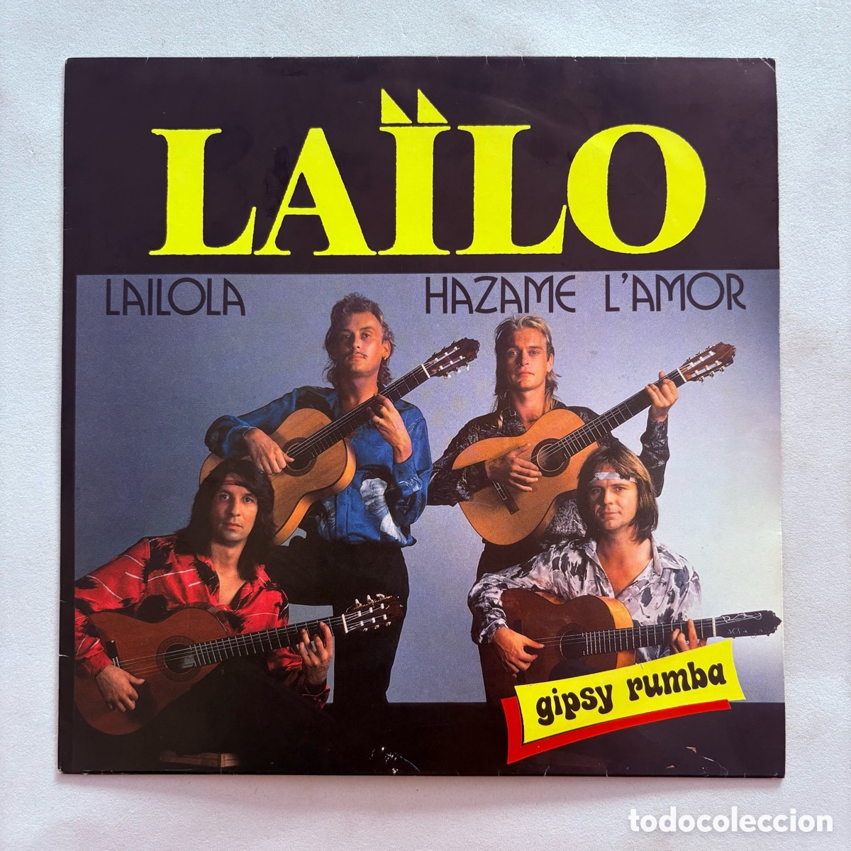 Discos de vinilo: single 7'' promo La&iuml;lo Lailola / Hazame L'Amor de 1989