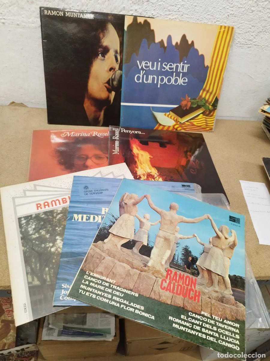Discos de vinilo: Lote de 7 lps de m&uacute;sica catalana. Guillermina mota, sardanes, los de las fotos.