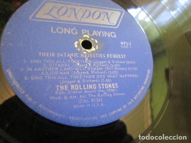 Discos de vinilo: THE ROLLING STONES - THEIR SATANIC...LP ORIGINAL U.S.A. - LONDON RECORDS 1967 - STEREO . SIN FUNDA -