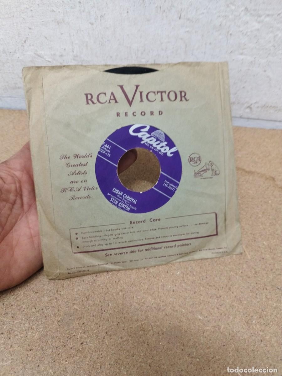 Discos de vinilo: Single 7&rdquo; Stan Kenton - Cuban Carnival / Monotony (Jazz, Capitol Records CDF-172, EE.UU.)