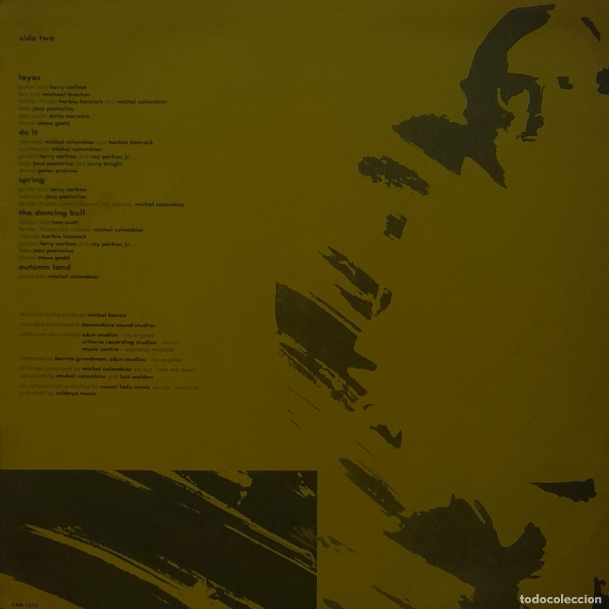 Discos de vinilo: MICHEL COLOMBIER. LP Chrysalis 1980 - Foto 4