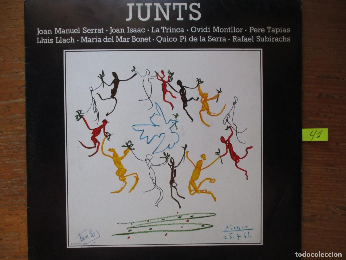Discos de vinilo: DISCO LP , JUNTS , SERRAT Y OTROS. , BUEN ESTADO VER FOTOS