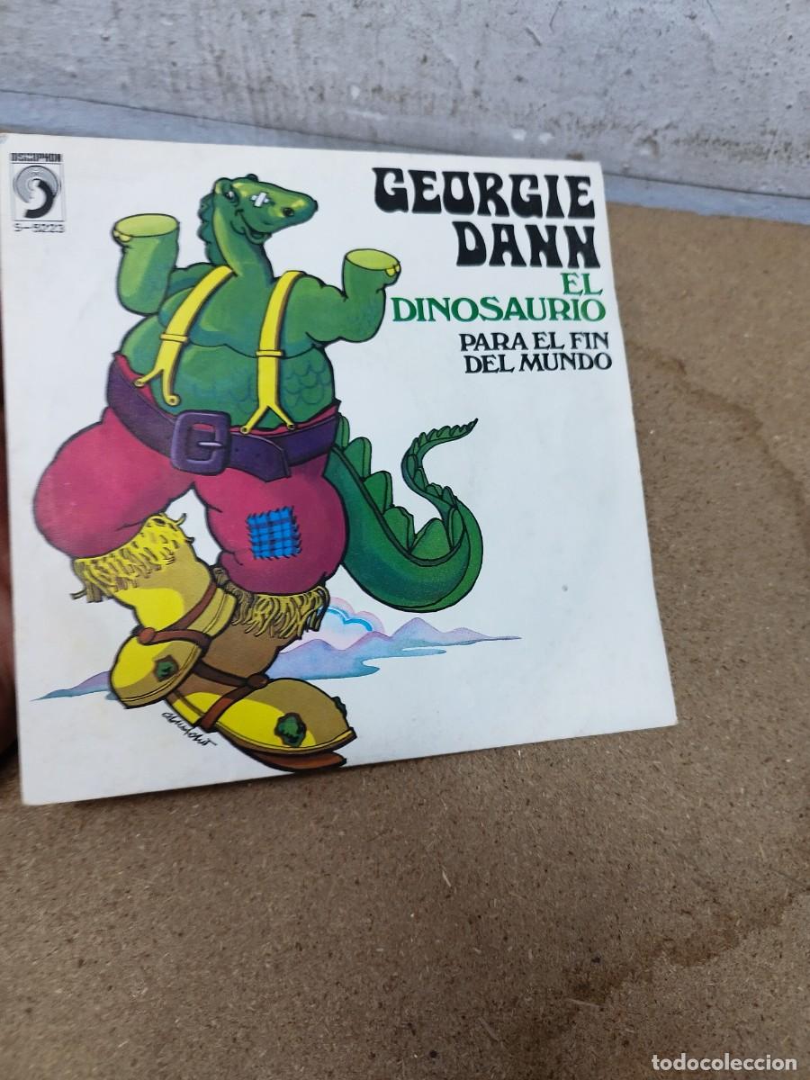Discos de vinilo: Georgie Dann, el dinosaurio. Single 7&rdquo; vinilo.