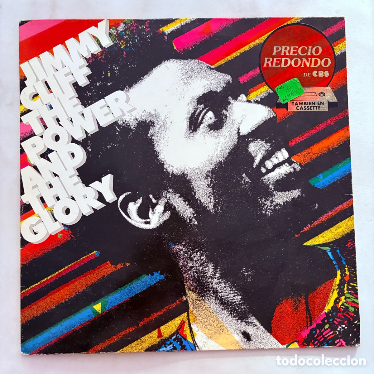 Discos de vinilo: lp Jimmy Cliff &lrm;&ndash; The Power And The Glory edicion espa&ntilde;ola de 1987