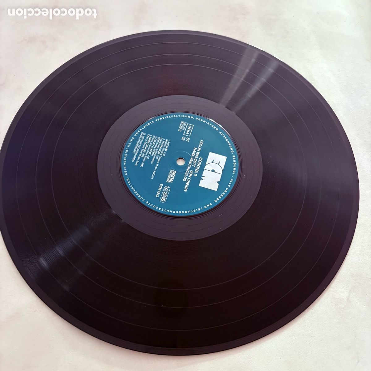 Discos de vinilo: lp Codona &lrm;&ndash; Codona 3 edicion alemana de 1983 - Foto 3