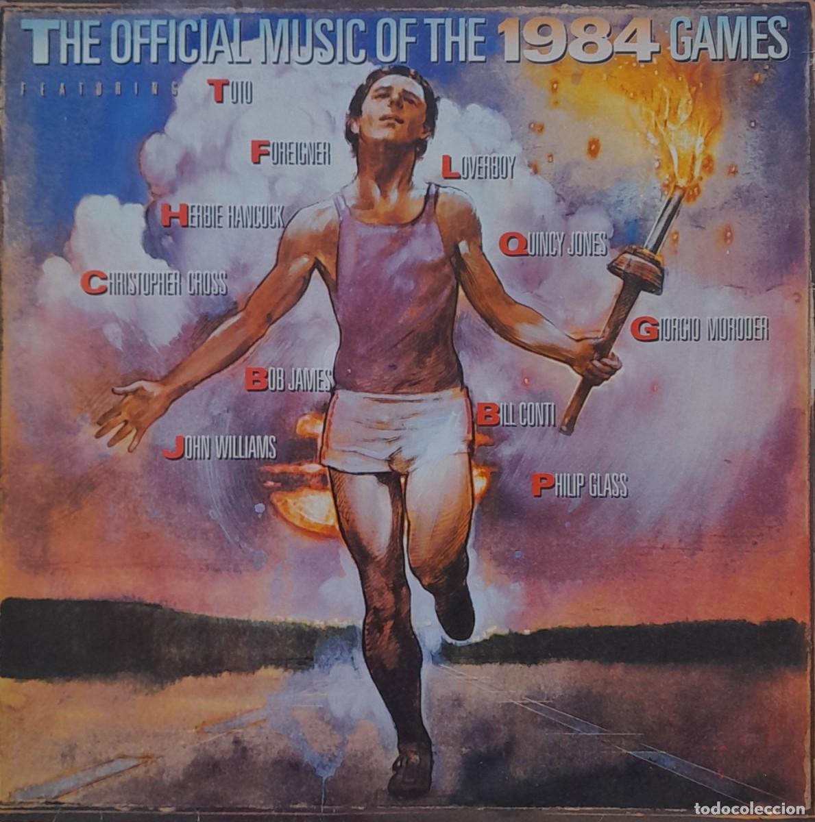 Discos de vinilo: THE OFFICIAL MUSIC OF THE 1984 GAMES. LP CBS 1984