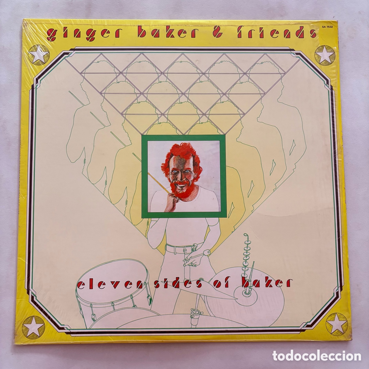 Discos de vinilo: lp Ginger Baker & Friends &ndash; Eleven Sides Of Baker edicion USA de 1977