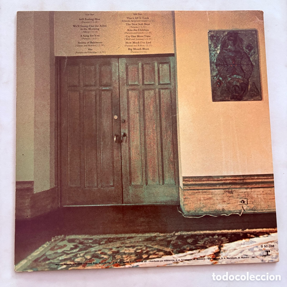 Discos de vinilo: lp Gram Parsons &ndash; GP edicion espa&ntilde;ola de 1981 - Foto 3
