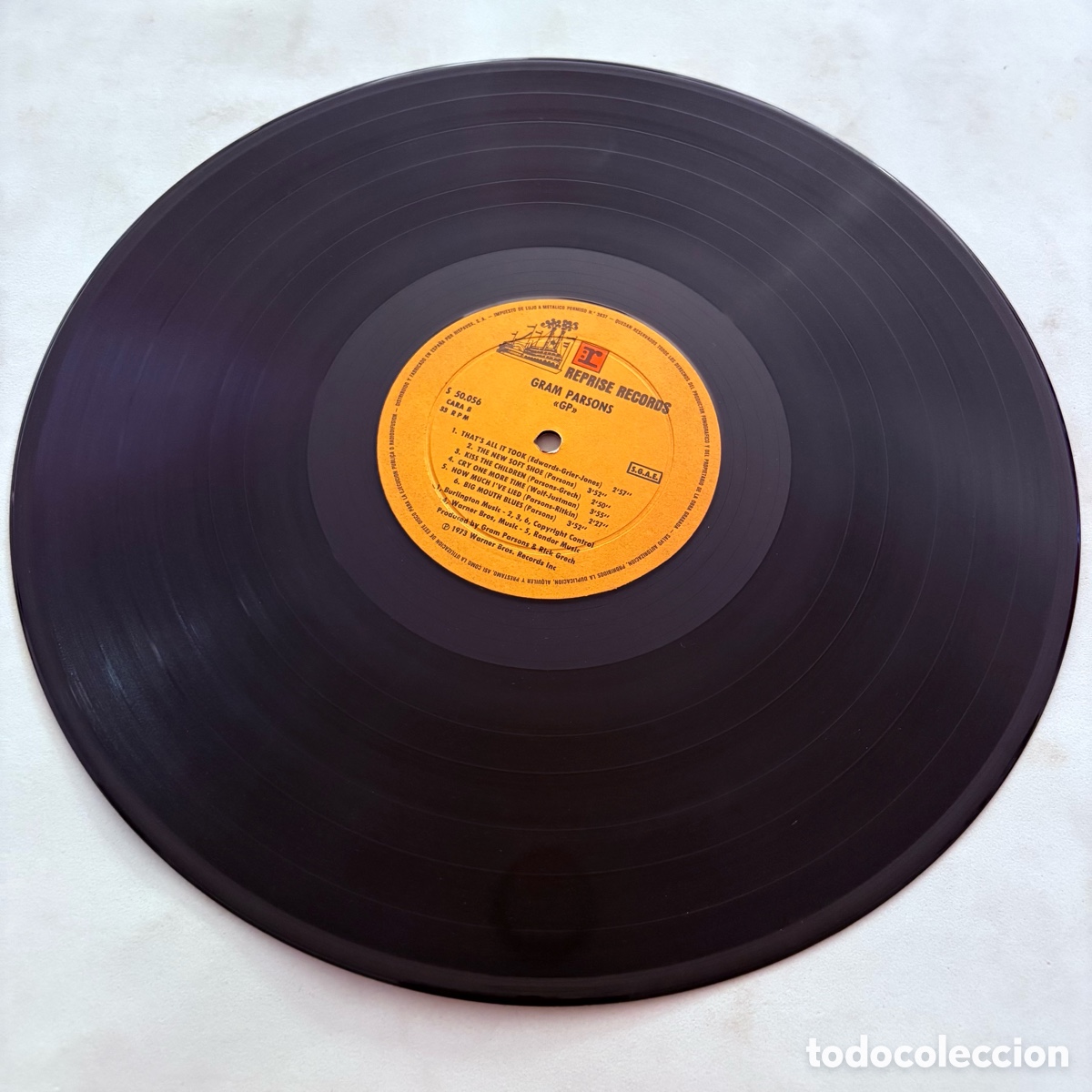 Discos de vinilo: lp Gram Parsons &ndash; GP edicion espa&ntilde;ola de 1981 - Foto 5