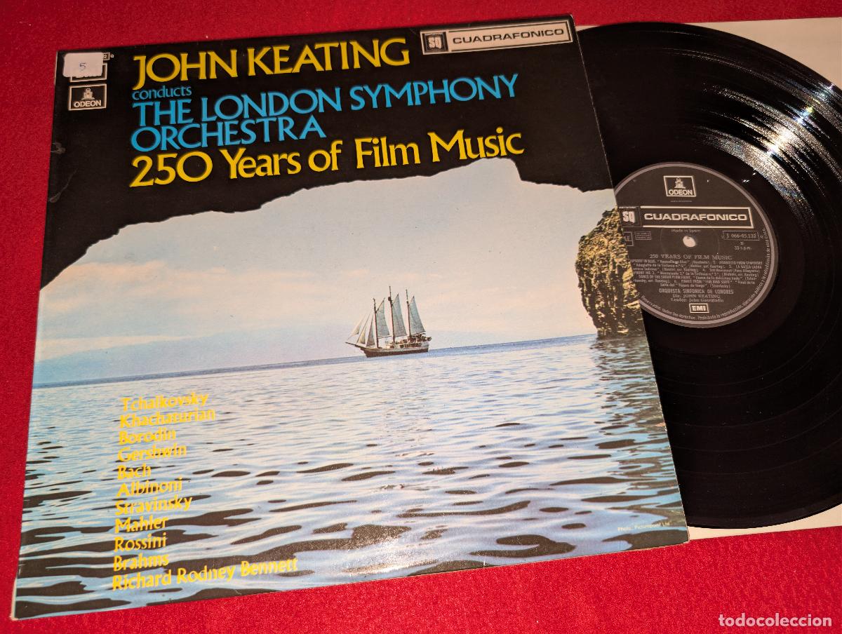 Discos de vinilo: LONDON SYMPHONY ORCHESTRA dir John Keating 250 Years of film music BSO OST LP 1973 ESPA&Ntilde;A SPAIN