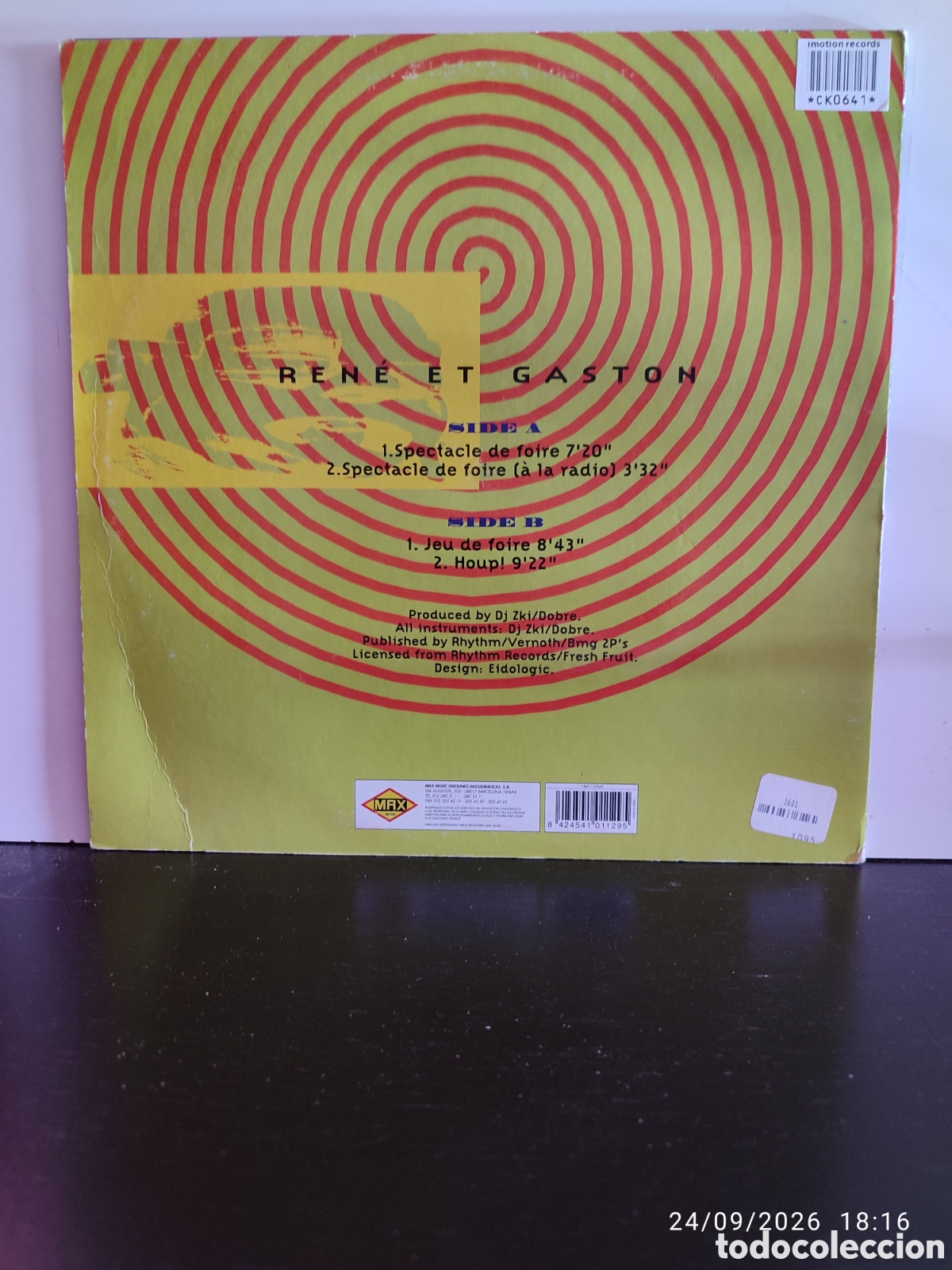 Discos de vinilo: Ren&eacute; Et Gaston &ndash; Spectacle De Foire - Foto 2