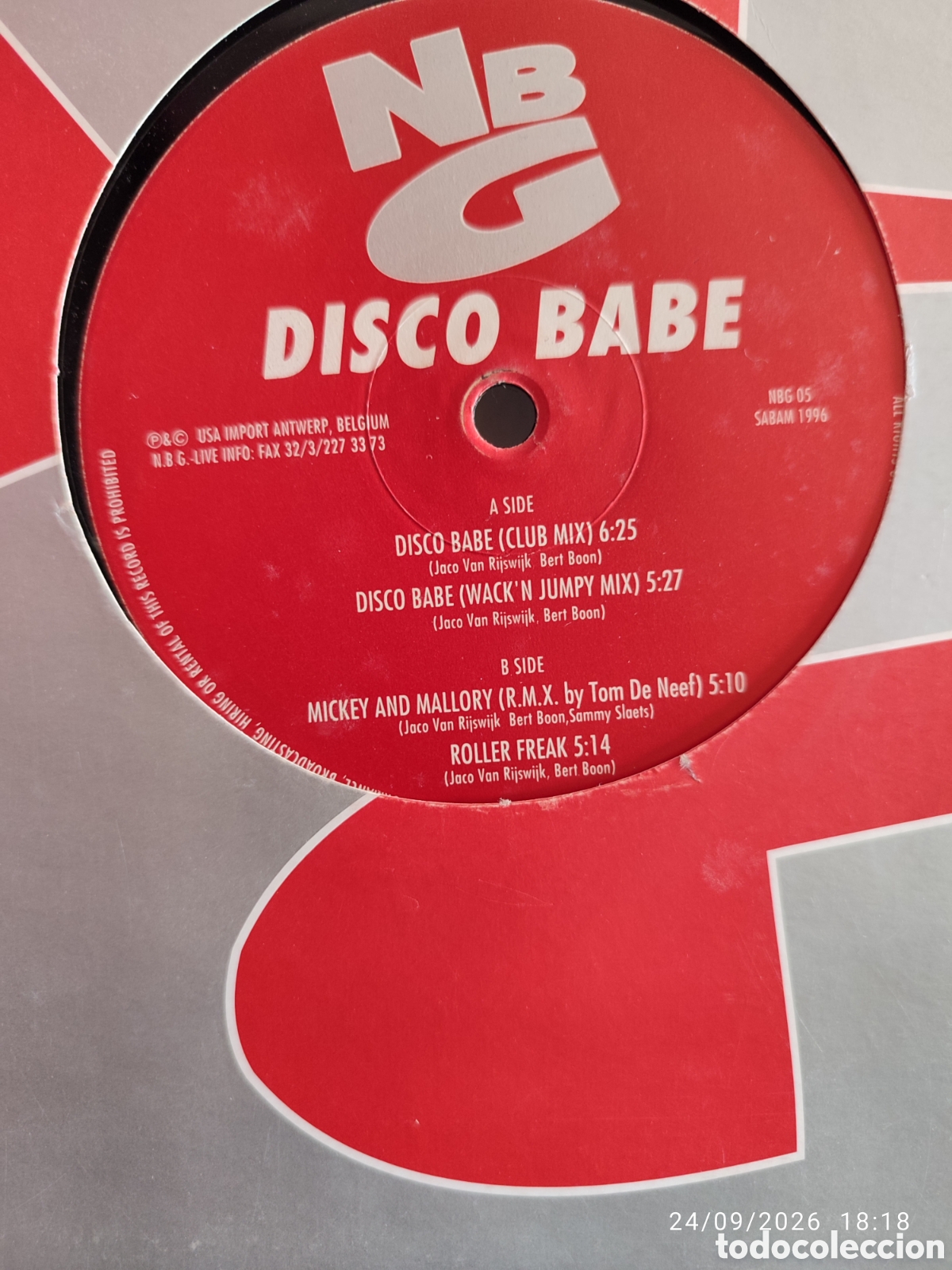 Discos de vinilo: NBG &ndash; Disco Babe VINILO - Foto 2