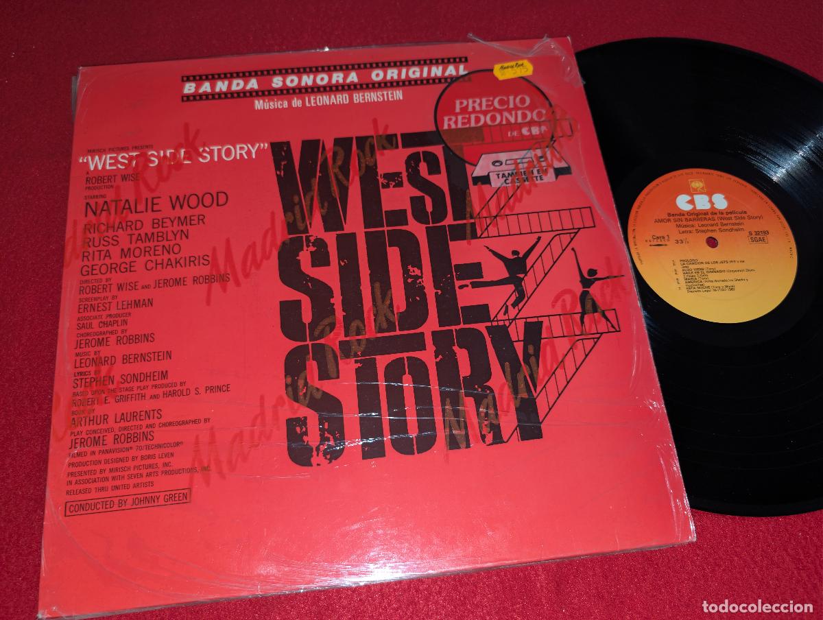 Discos de vinilo: WEST SIDE STORY BSO OST Leonard Bernstein LP 1983 CBS SPAIN ESPA&Ntilde;A Rock Madrid