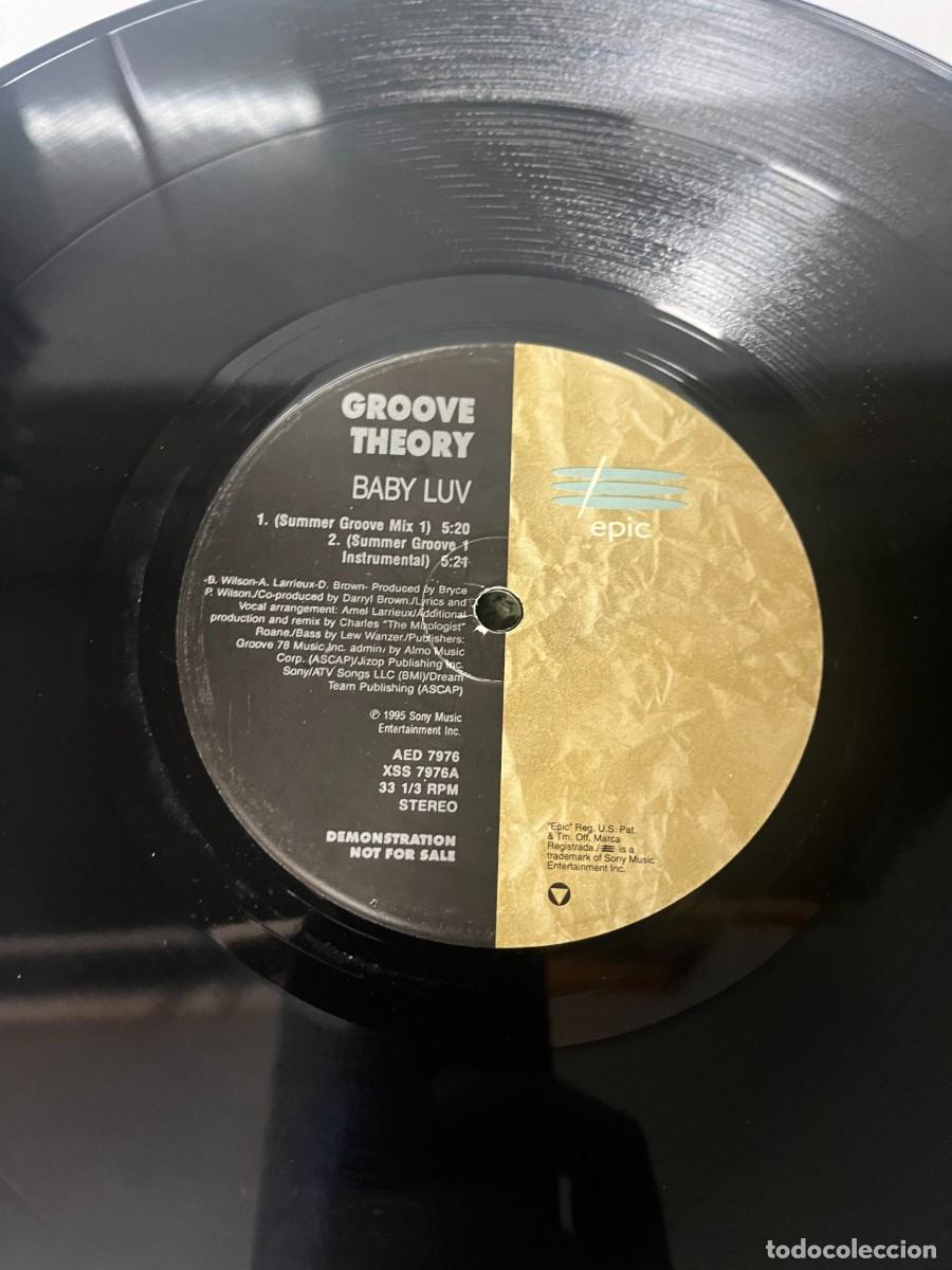 Discos de vinilo: Groove Theory Baby Luv - Foto 3