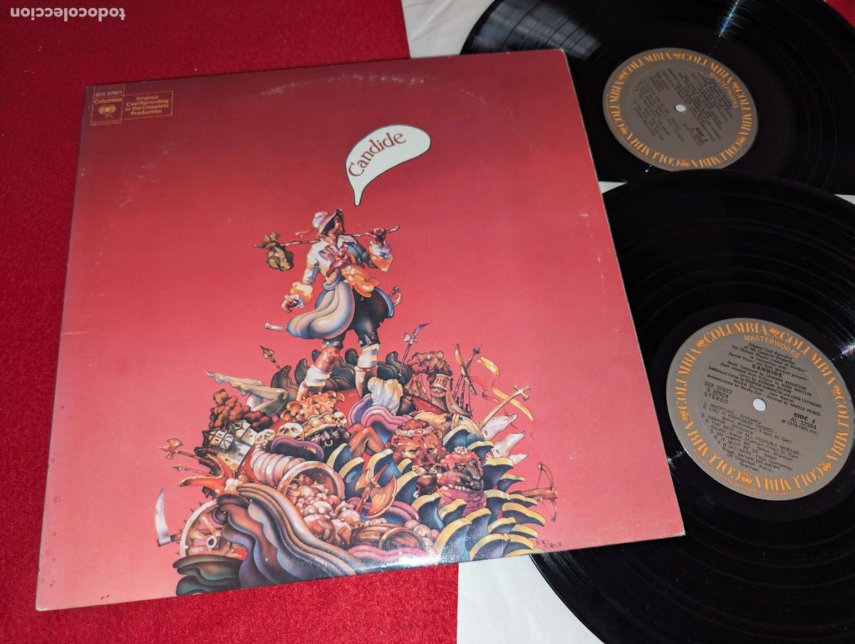 Discos de vinilo: LEONARD BERNSTEIN Candide BSO OST musical 2LP 1974 Columbia USA US