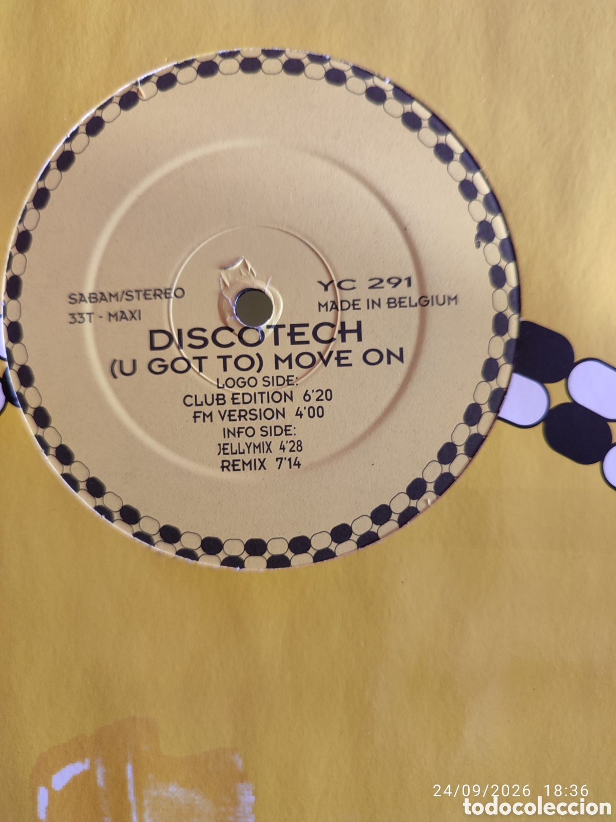 Discos de vinilo: Discotech &ndash; (U Got To) Move On - Foto 3
