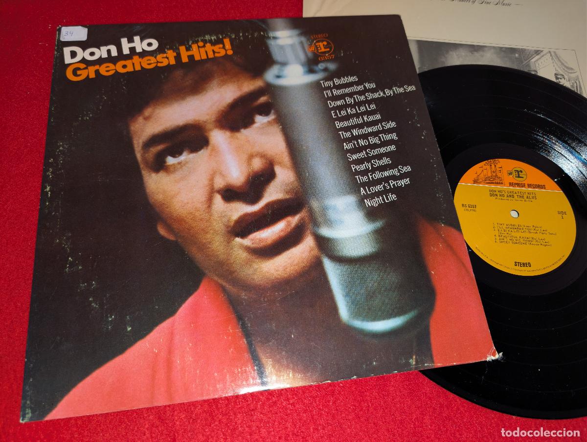 Discos de vinilo: DON HO AND THE ALIIS Don Ho's greatest hits LP 1970 Reprise USA US