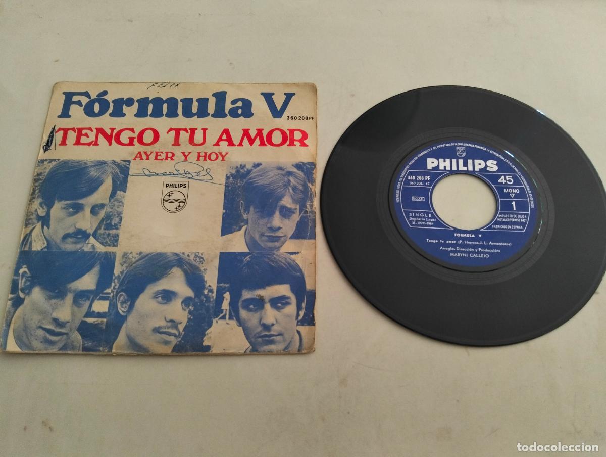 Discos de vinilo: DISCO SINGLE, FORMULA V, TENGO TU AMOR