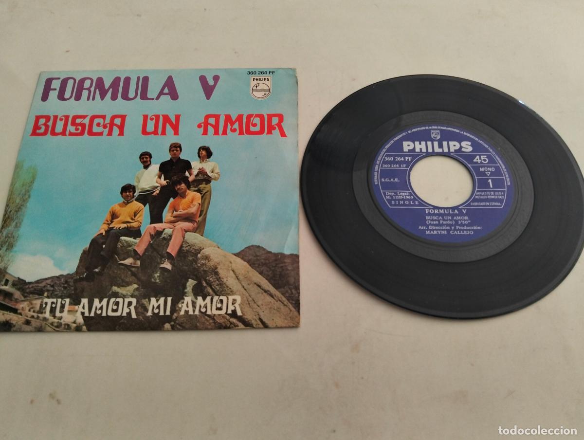 Discos de vinilo: DISCO SINGLE, FORMULA V, BUSCA UN AMOR