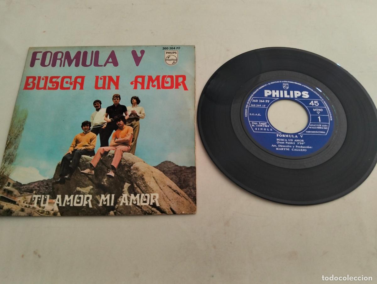 Discos de vinilo: DISCO SINGLE, FORMULA V, BUSCA UN AMOR