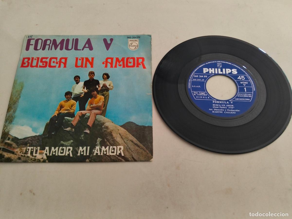 Discos de vinilo: DISCO SINGLE, FORMULA V, BUSCA UN AMOR