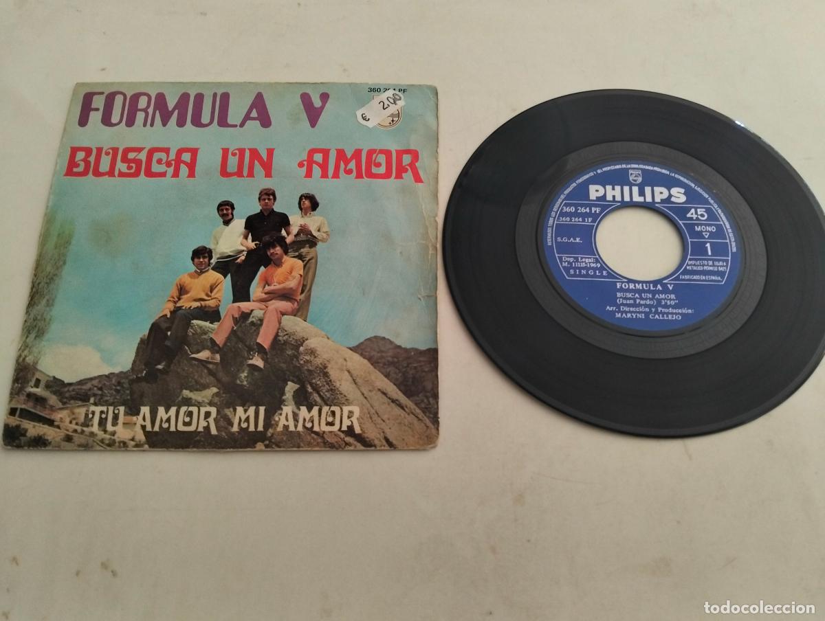 Discos de vinilo: DISCO SINGLE, FORMULA V, BUSCA UN AMOR - Foto 1