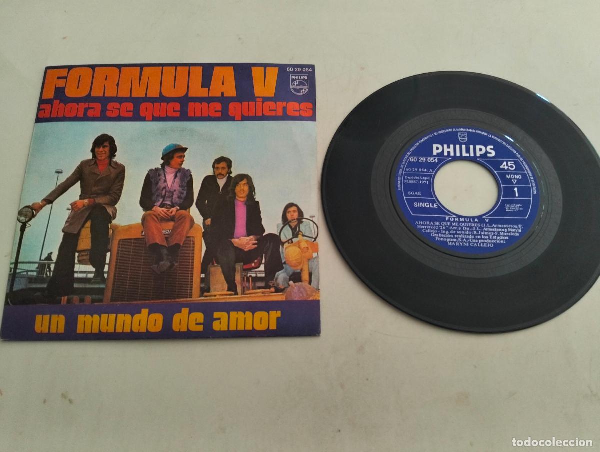Discos de vinilo: DISCO SINGLE, FORMULA V, AHORA SE QUE ME QUIERES