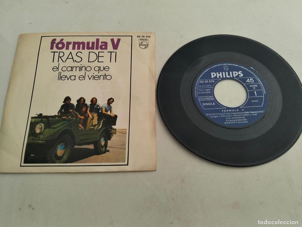 Discos de vinilo: DISCO SINGLE, FORMULA V, TRAS DE TI