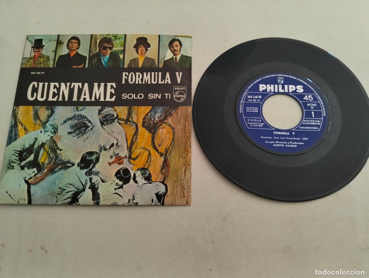 Discos de vinilo: DISCO SINGLE, FORMULA V, CUENTAME - Foto 1