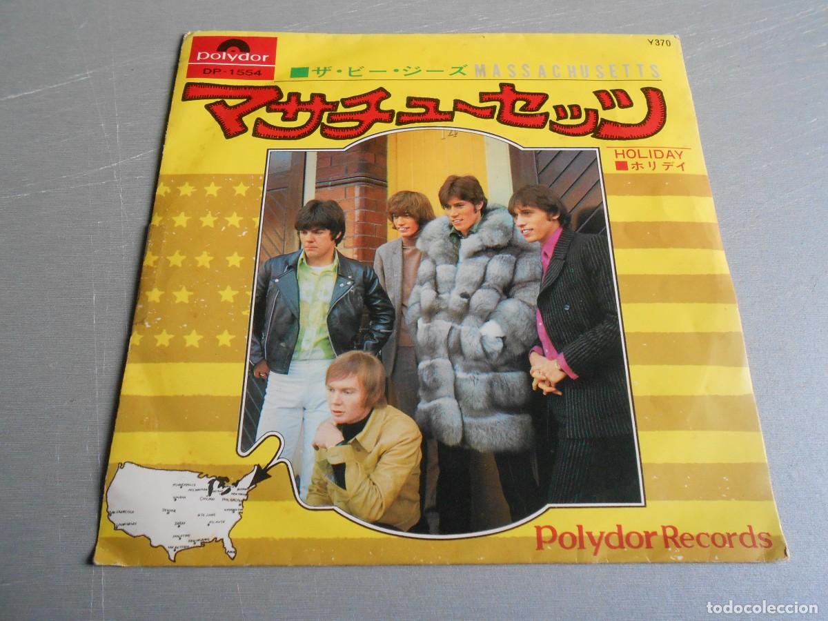 Discos de vinilo: BEE GEES, THE, SG, MASSACHUSETTS + 1, A&Ntilde;O 1967, POLYDOR DP 1554, MADE IN JAPAN
