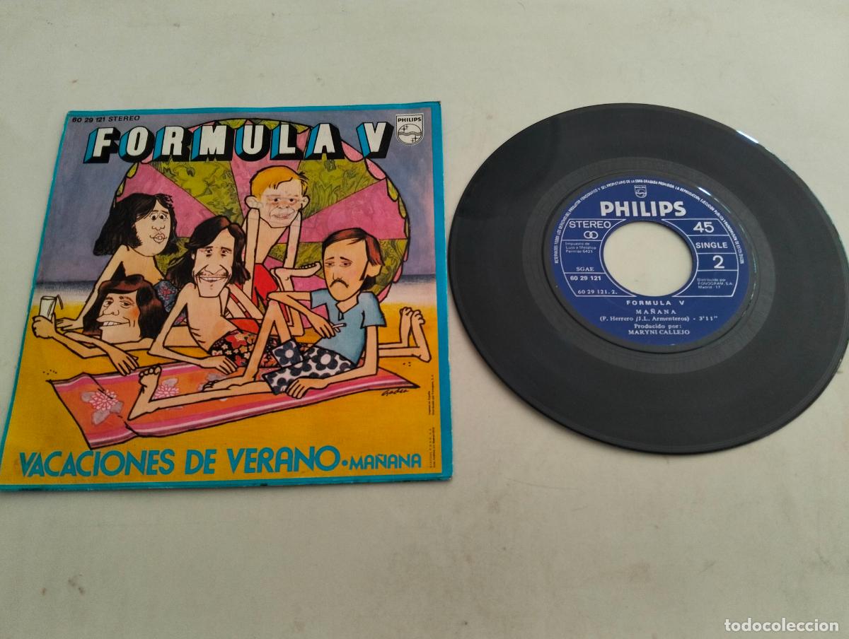 Discos de vinilo: DISCO SINGLE, FORMULA V, VACACIONES DE VERANO - Foto 2