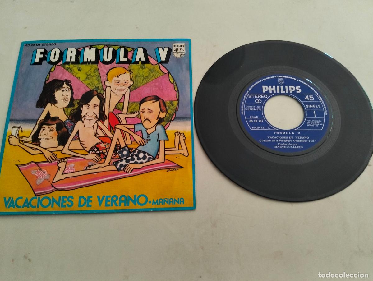 Discos de vinilo: DISCO SINGLE, FORMULA V, VACACIONES DE VERANO - Foto 1