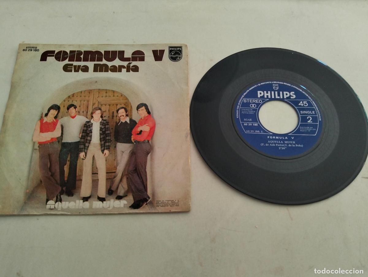 Discos de vinilo: DISCO SINGLE, FORMULA V, EVA MARIA - Foto 2