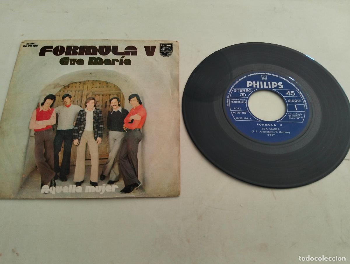 Discos de vinilo: DISCO SINGLE, FORMULA V, EVA MARIA - Foto 1