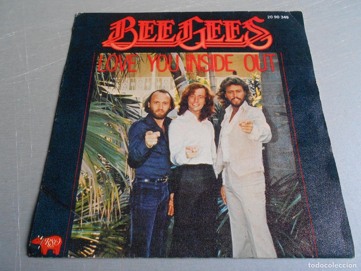 Discos de vinilo: BEE GEES, SG, LOVE YOU INSIDE OUT + 1, A&Ntilde;O 1979, RSO 20 90 349