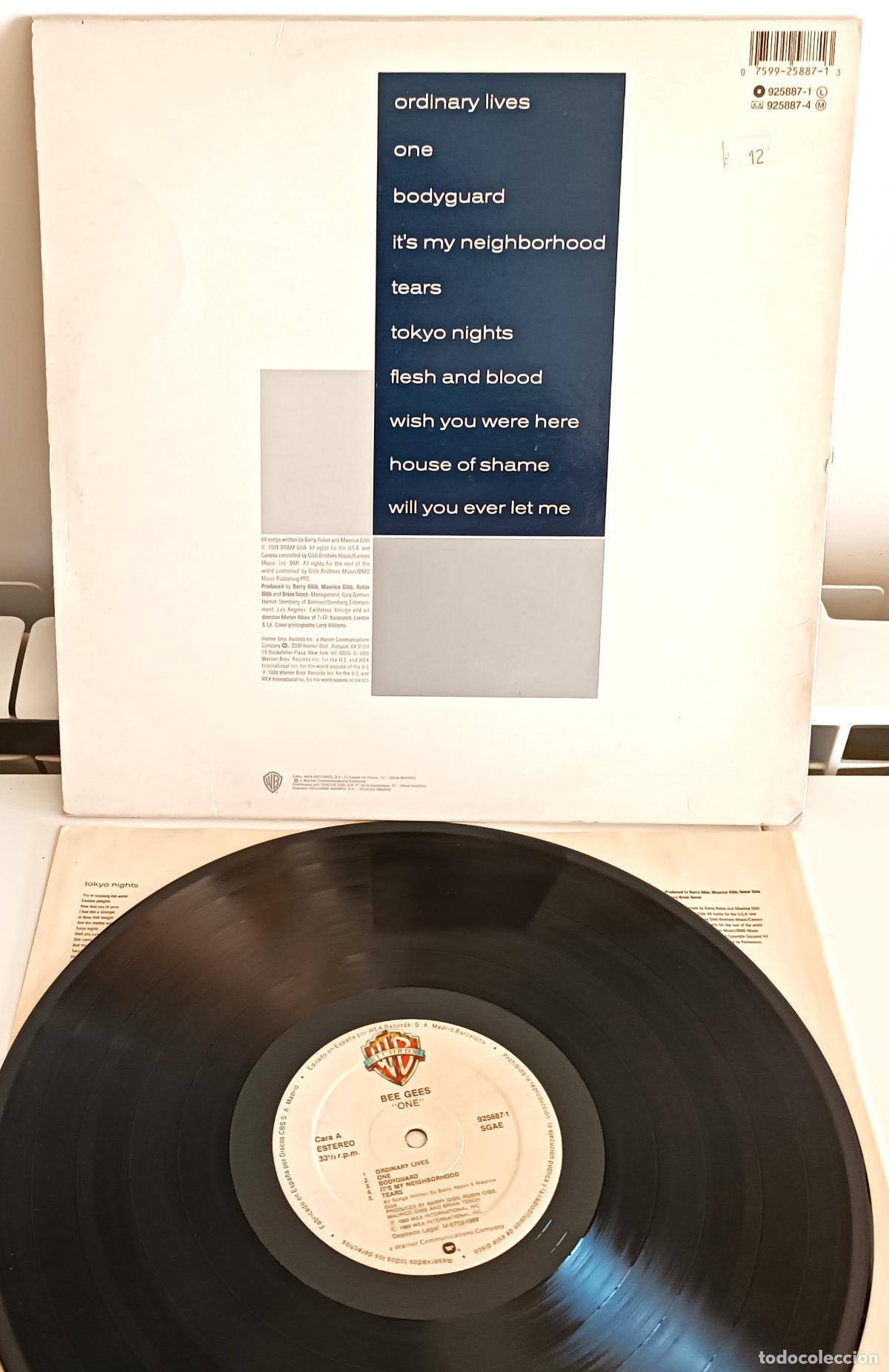 Discos de vinilo: BEE GEES - ONE W B - 1989 - Foto 2