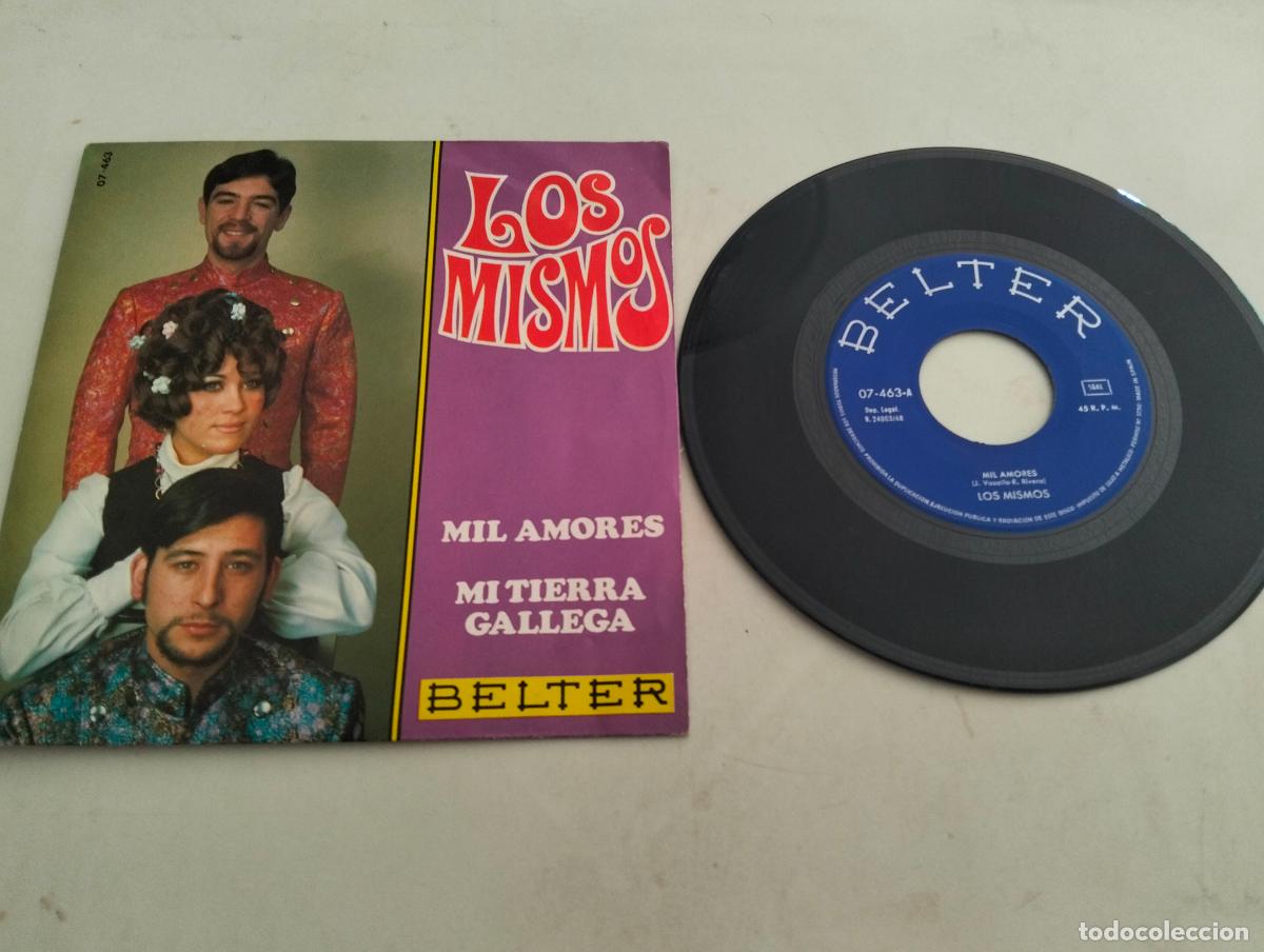 Discos de vinilo: DISCO SINGLE, LOS MISMOS, MIL AMORES - Foto 1