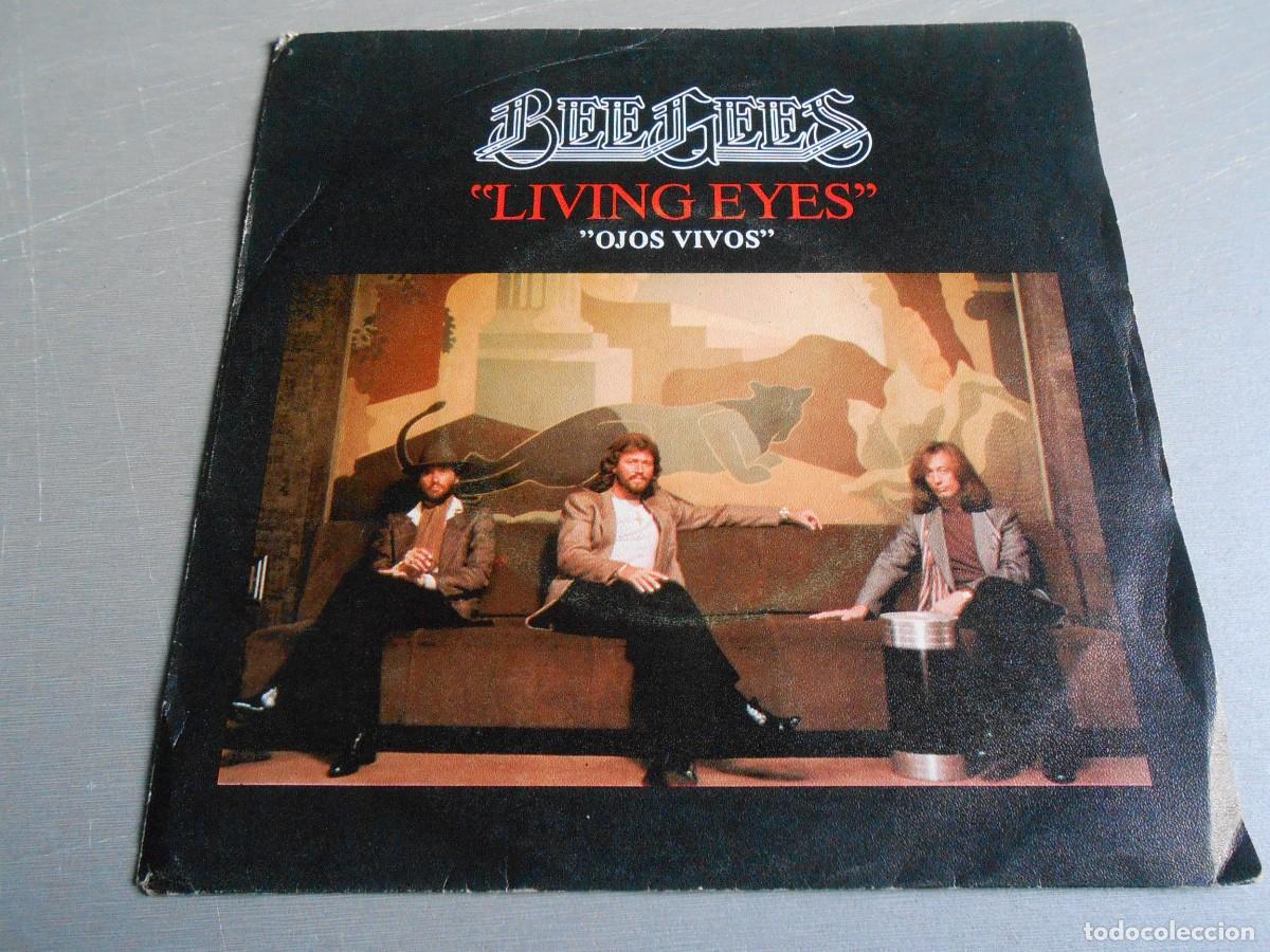 Discos de vinilo: BEE GEES, SG, LIVING EYES + 1, A&Ntilde;O 1981, RSO 20 90 571