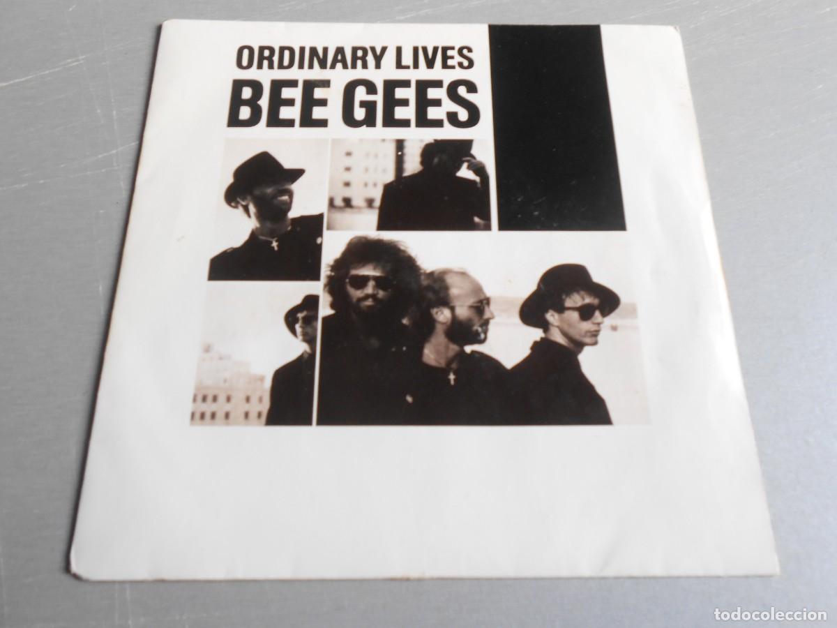 Discos de vinilo: BEE GEES, SG, ORDINARY LIVES + 1, A&Ntilde;O 1989, WB RECORDS 927.523-7, MADE IN FRANCE