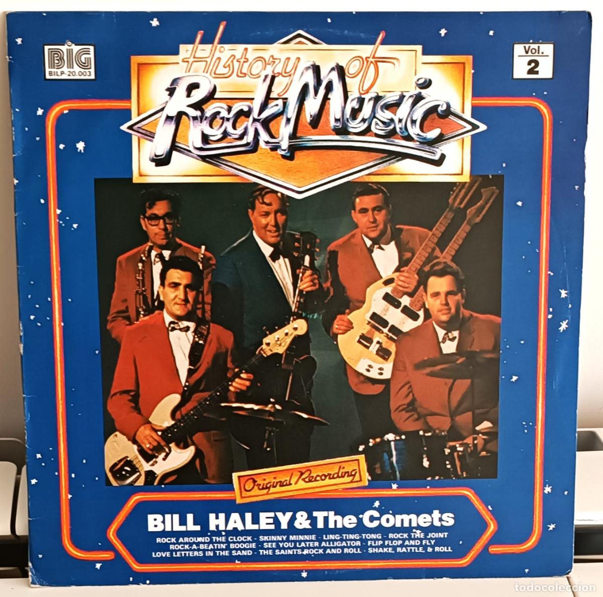 Discos de vinilo: BILL HALEY & THE COMETS - HISTORY OF ROCK MUSIC VOL. 2 DRUMS - 1982