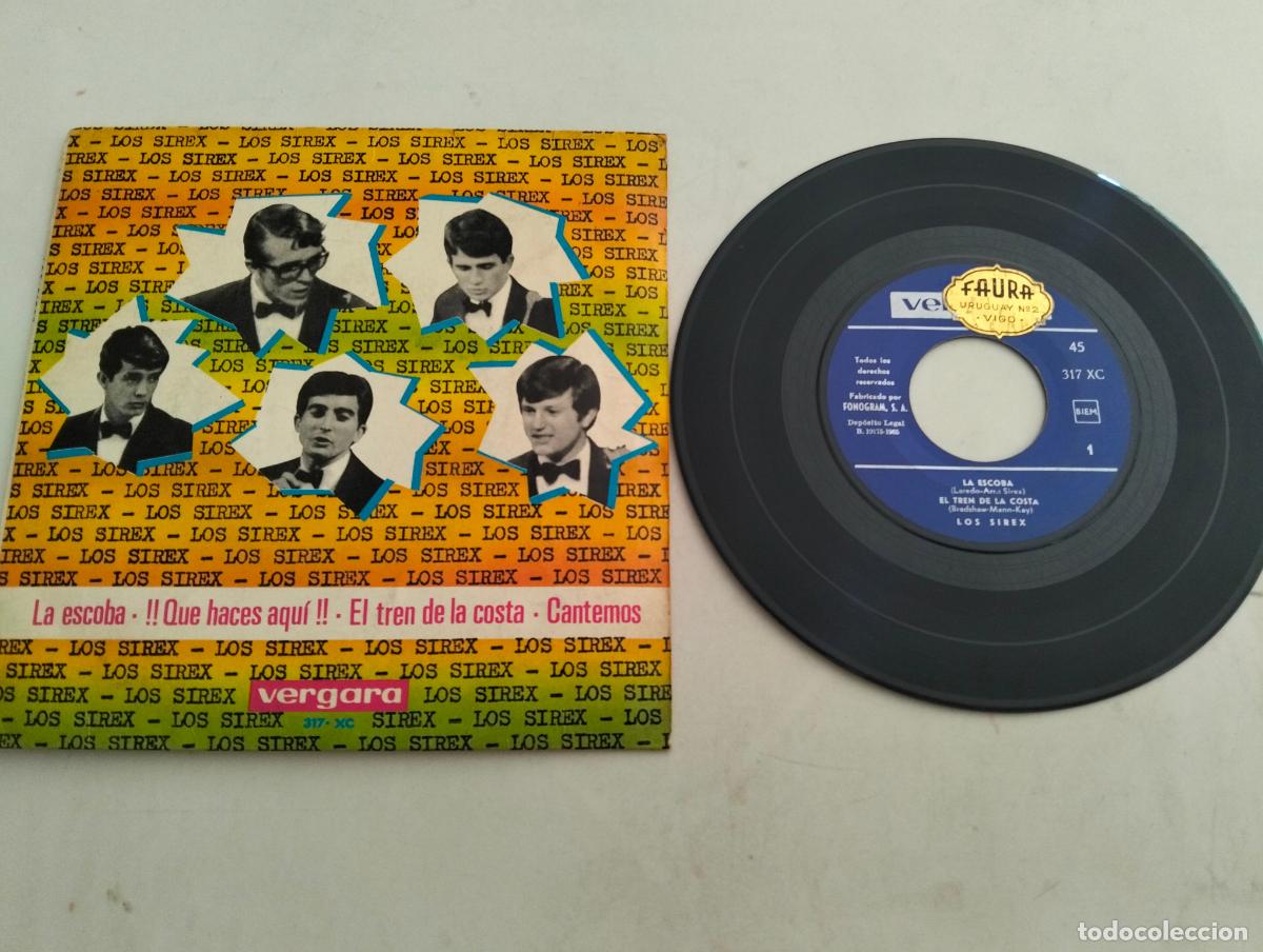 Discos de vinilo: DISCO SINGLE, LOS SIREX, LA ESCOBA