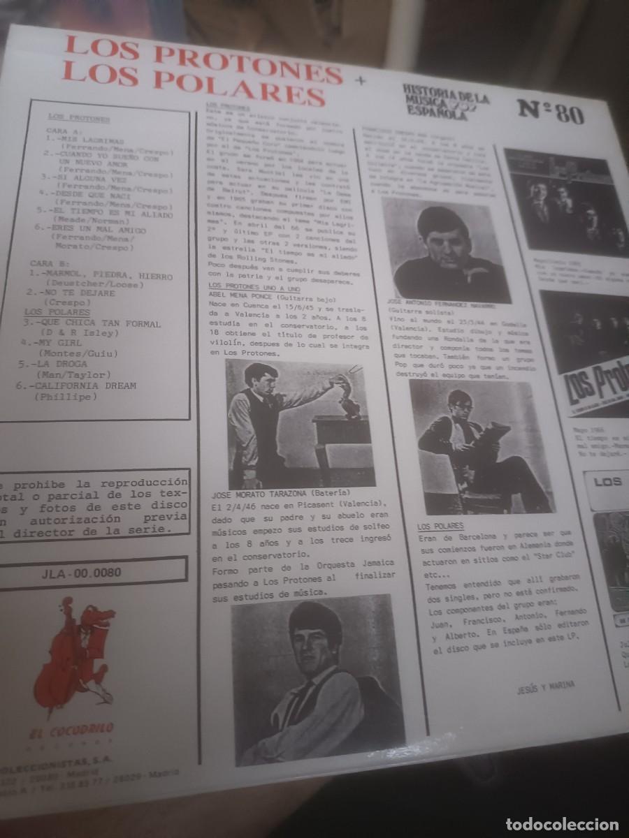 Discos de vinilo: DISCO LP LOS PROTONES - Foto 2