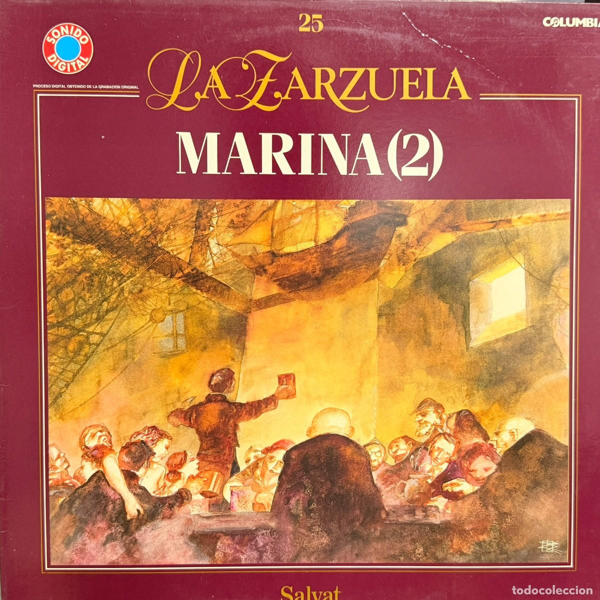 Discos de vinilo: Salvat ● La Zarzuela - N&ordm; 25 - Marina (2) ● Lp