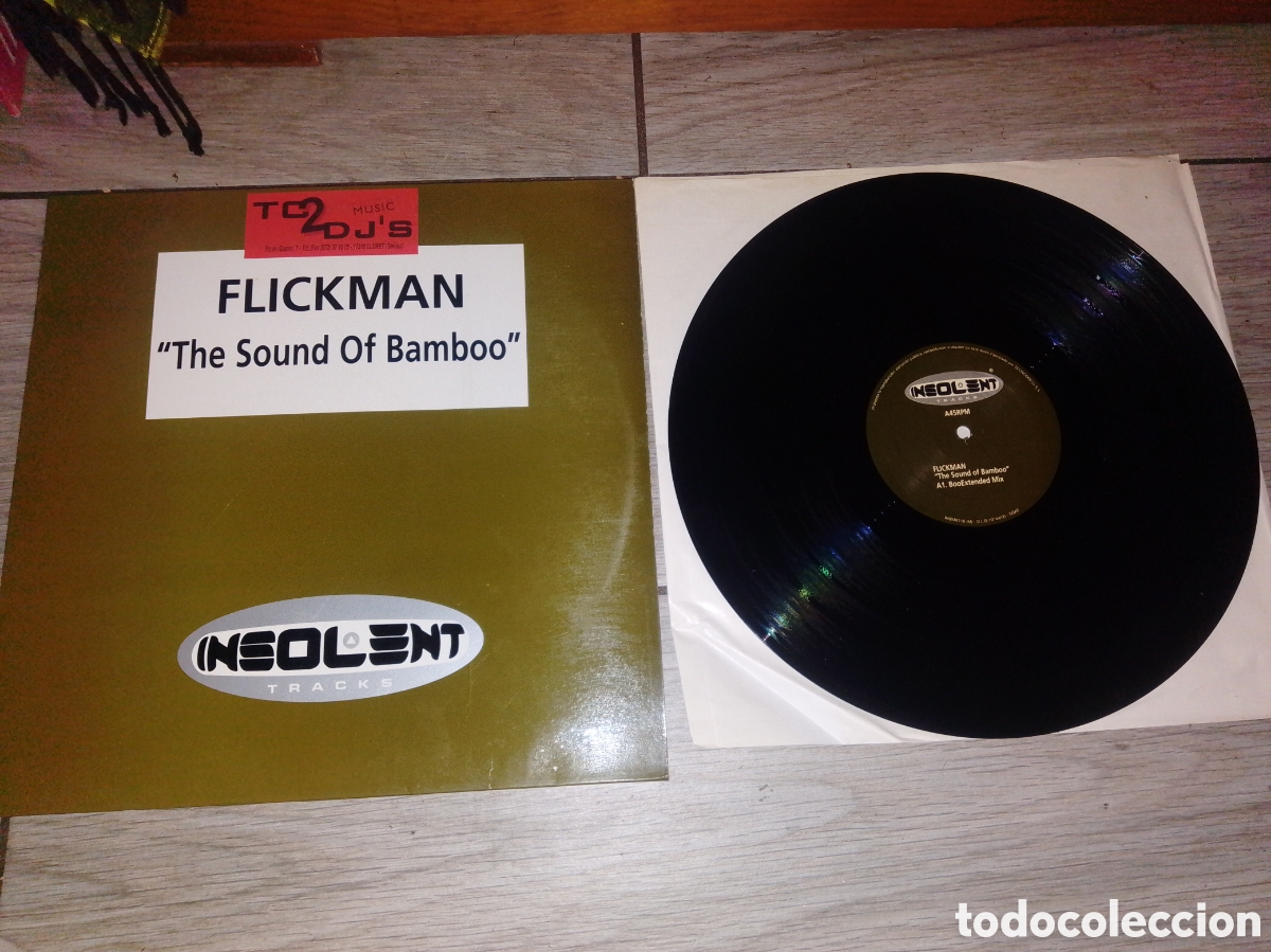 Discos de vinilo: FLICKMAN - BOO EXTENDED MIX - MAXI - SPAIN - INSOLENT RECORDS - LV -
