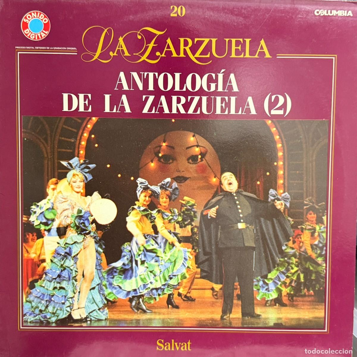 Discos de vinilo: Salvat ● La Zarzuela - N&ordm; 20 Antologia de la Zarzuela (2) ● Lp