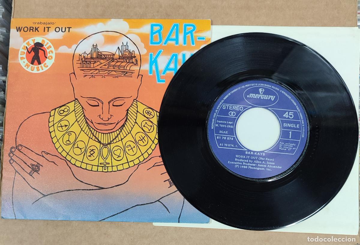 Discos de vinilo: Bar-Kays &ndash; Work It Out Single - Foto 3