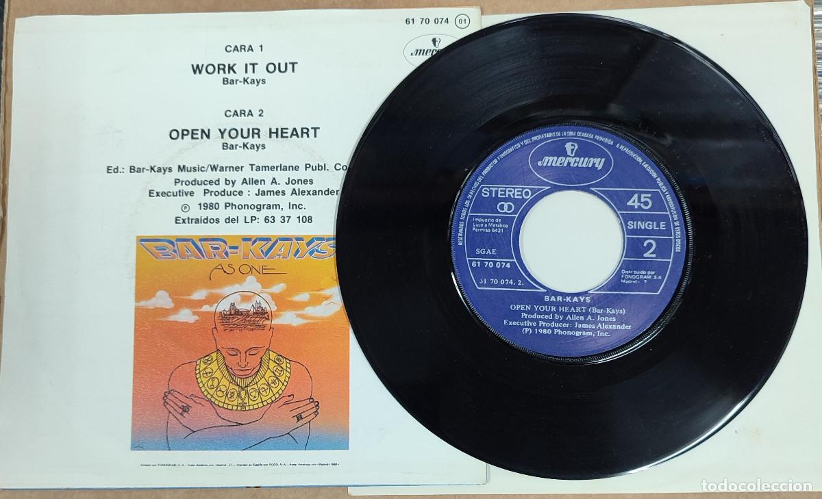 Discos de vinilo: Bar-Kays &ndash; Work It Out Single - Foto 4