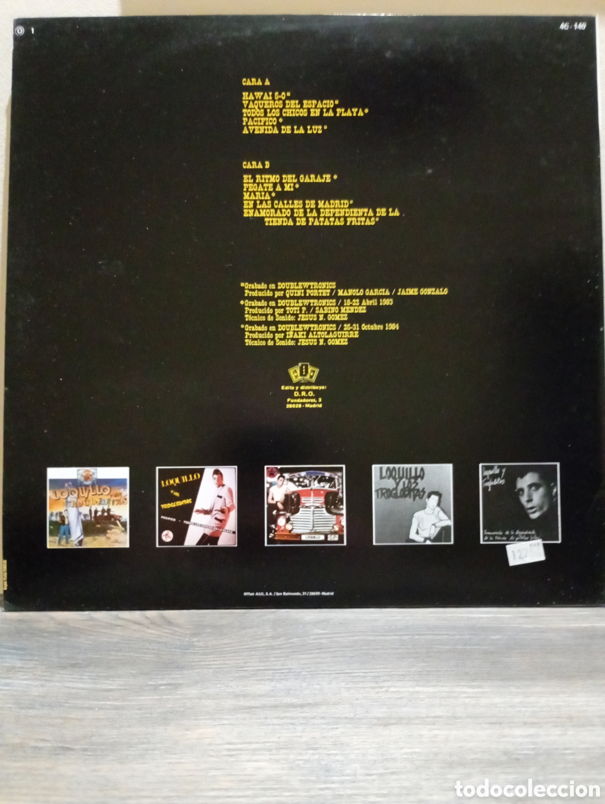 Discos de vinilo: Loquillo y los trogloditas, los singles 1985. - Foto 2
