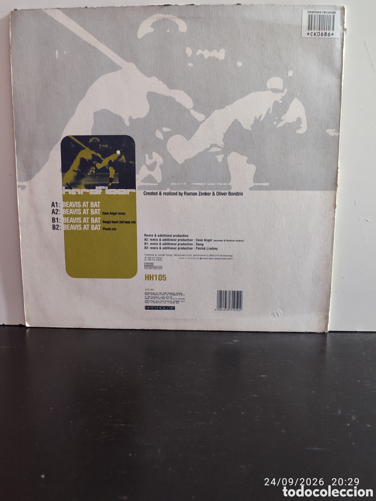 Discos de vinilo: Hardfloor &ndash; Beavis At Bat - Foto 2