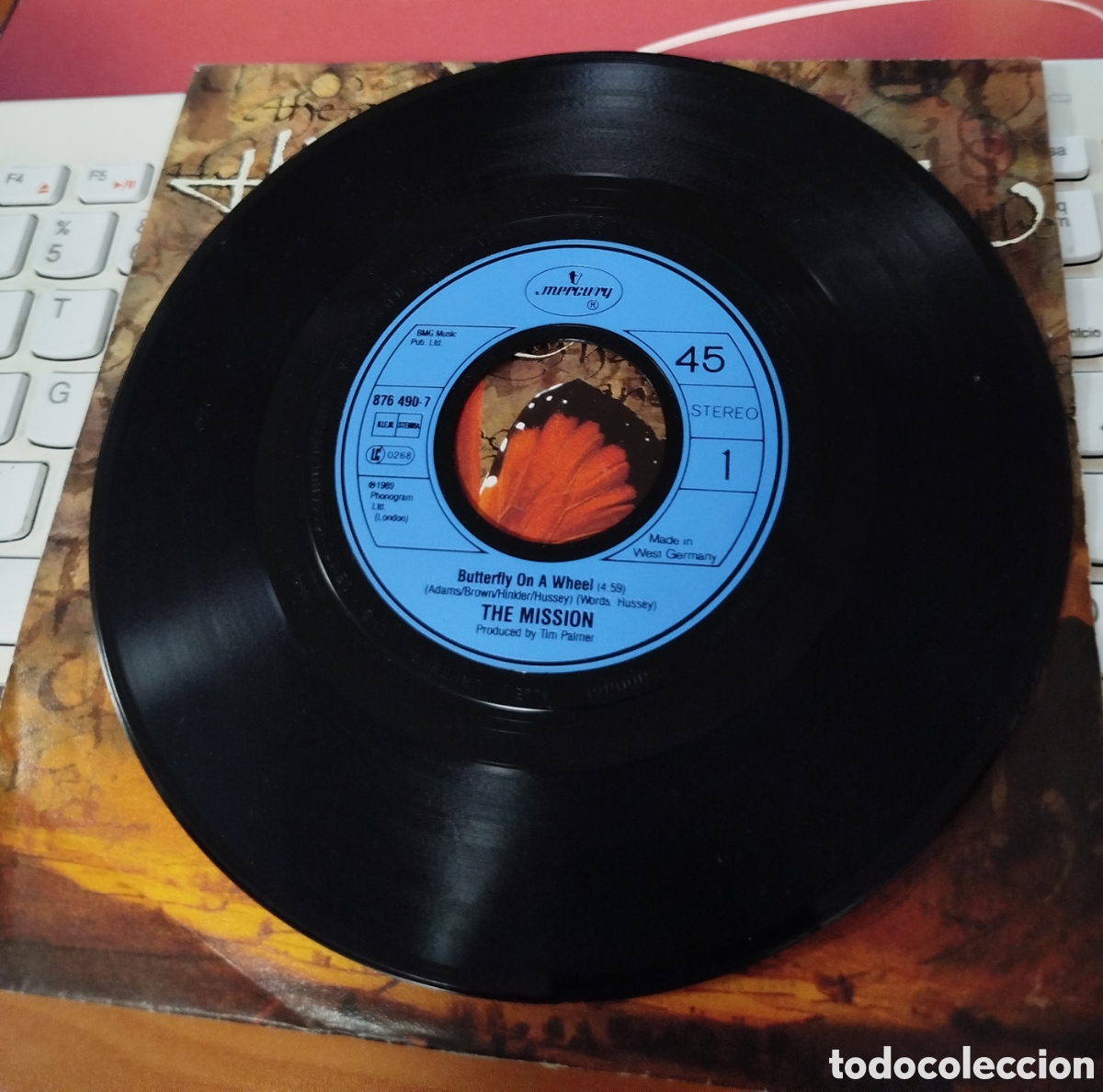 Discos de vinilo: The Mission &ndash; Butterfly On A Wheel - Foto 2